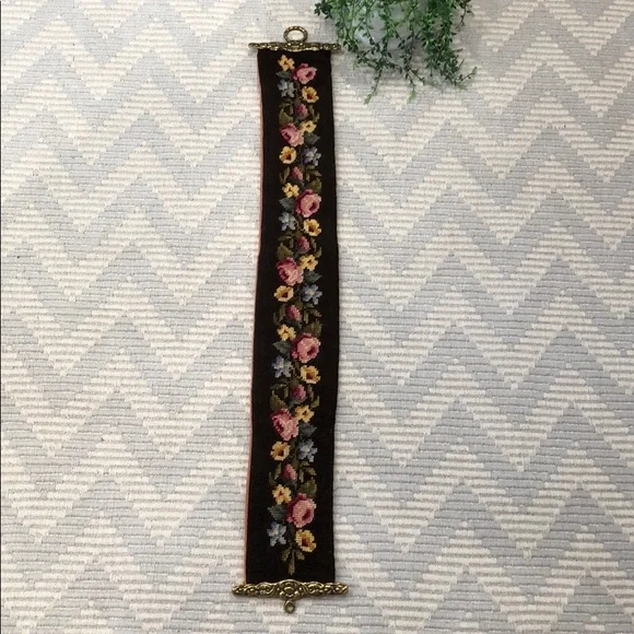 Needlepoint wall hanging